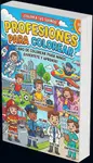 portada de libro profesiones para colorear. libro digital en pdf para descargar he imprimir